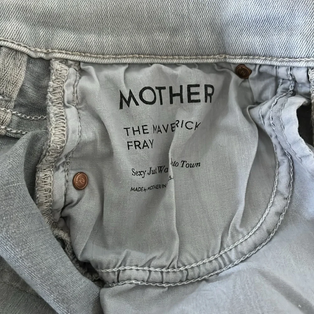 MOTHER The Maverick Fray In Sexy‎ Just Walked Into Town Size 25 EUC - Picture 5 of 12